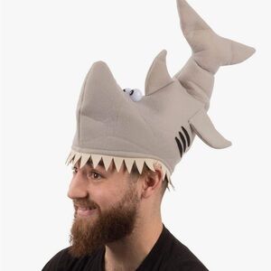 Skicuff Funny Gray Shark Hat Adults Party, Halloween, Cosplay, Supplies